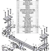 Фаркоп для CHEVROLET LACETTI (KLAN) (хетчбек) 2004-2013 (С БЫСТРОСЪЕМНЫМ ШАРОМ)&nbsp; C203BA Leader Plus (мини-фото №1)
