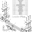 Фаркоп для CHEVROLET LACETTI (KLAN) (хетчбек) 2004-2013&nbsp; C203A Leader Plus (мини-фото №2)