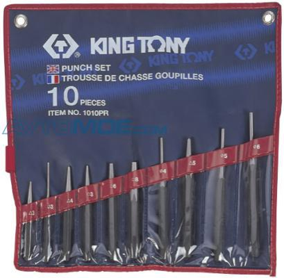Набор выколоток, бородков, кернеров, 10 предметов 1010PR King Tony (фото №1)