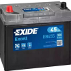 Аккумуляторная батарея 12в 45а/ч 330А п.т., п.п., ев. кл. EB455 Exide (мини-фото №1)